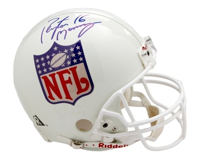 Peyton Manning Pre-Rookie Signed Full-Size NFL Logo Helmet